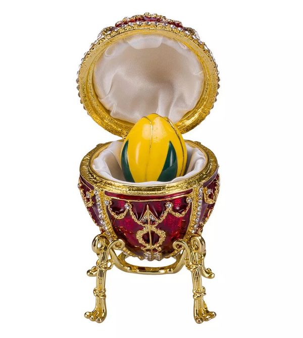 копия яйца с бутоном розы Danila Souvenirs